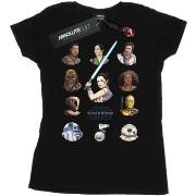 T-shirt Star Wars: The Rise Of Skywalker Resistance Character Line Up