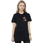 T-shirt Janis Joplin Floral Faux Pocket
