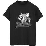 T-shirt Dessins Animés Greyscale Square