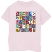 T-shirt Dessins Animés Grid Squares