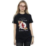 T-shirt Disney Beauty And The Beast Girl in The Castle