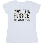 T-shirt Disney May The Force Infill