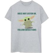 T-shirt Disney The Mandalorian Does Not Listen