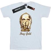 T-shirt Disney The Rise Of Skywalker C-3PO Stay Gold