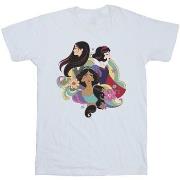 T-shirt Disney Princess Mulan Jasmine Snow White