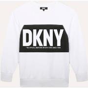 Sweat-shirt enfant Dkny Sweat-shirt unisexe en coton avec logo