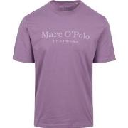 T-shirt Marc O'Polo T-Shirt Logo Purple