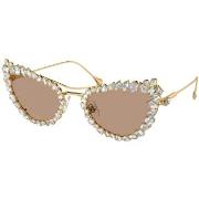 Lunettes de soleil Swarovski SK7011 Lunettes de soleil, Or/Marron, 56 ...