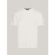 T-shirt Tommy Hilfiger MW0MW31526 MERCERIZED TEE-YBR WHITE