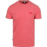 T-shirt Superdry T-Shirt Classique Melange Rose