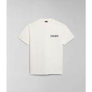 T-shirt Napapijri S-KOTCHO NP0A4HTV-N1A WHITE WHISPER