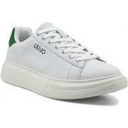Chaussures Liu Jo Big 01 Sneaker Uomo White Green 7B4027-PX474