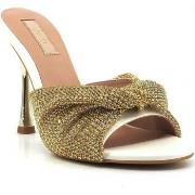 Chaussures Liu Jo Miriam 11 Sandalo Donna White Strass Oro SA4185TX421