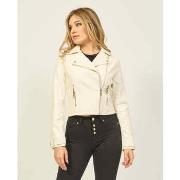 Blouson Gaudi Veste motard femme avec fermeture éclair latérale