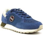 Chaussures Colmar Sneaker Uomo Denim Blue Green Beige TRAVIS AUTHETIC