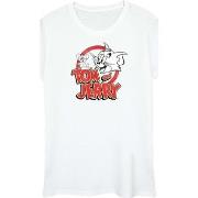 T-shirt Dessins Animés Distressed Logo