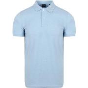 T-shirt Suitable Polo Mang Bleu Clair