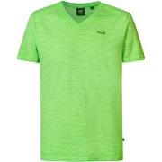 T-shirt Petrol Industries T-Shirt Bellows Melange Bright Green
