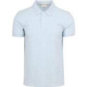 T-shirt Profuomo Piqué Poloshirt Bleu Clair