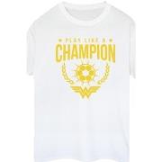 T-shirt Dc Comics Wonder Woman Play Like A Champion