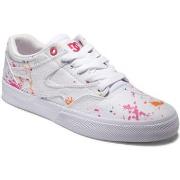 Chaussures de Skate DC Shoes KALIS VULC white splatter