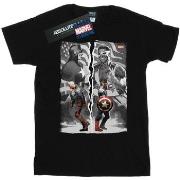 T-shirt Marvel Falcon And Captain America Split