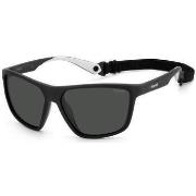 Lunettes de soleil Polaroid PLD 7040/S Lunettes de soleil, Gris-noir/G...