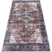 Tapis Rugsx Tapis lavable ANDRE 1826 Ornement, vintage antidé 80x150 c...