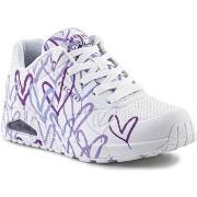 Baskets basses Skechers JGoldcrown Uno Lite - Spread the Love 155507-W...