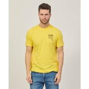 T-shirt Suns T-shirt à col rond en coton avec logo multiple