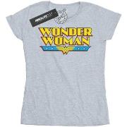 T-shirt Dc Comics Wonder Woman Text Logo