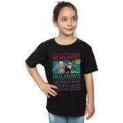 T-shirt enfant Dc Comics Joker And Harley Quinn Ha Ha Happy Holidays