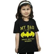 T-shirt enfant Dc Comics My Dad Is Batman