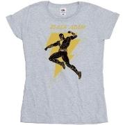 T-shirt Dc Comics Black Adam Golden Bolt Chest