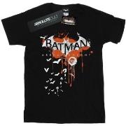 T-shirt enfant Dc Comics Batman Arkham Knight Halloween Logo Art