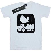 T-shirt Woodstock Guitar Logo