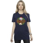 T-shirt Rick And Morty Christmas Wreath