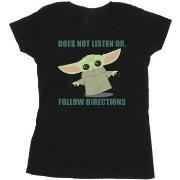 T-shirt Disney The Mandalorian Does Not Listen