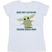 T-shirt Disney The Mandalorian Does Not Listen