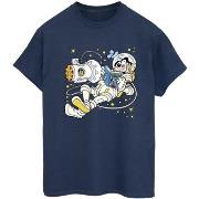 T-shirt Disney Reading In Space