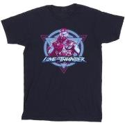 T-shirt Marvel Thor Love And Thunder Neon Badge