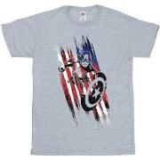 T-shirt Marvel Avengers Captain America Streaks