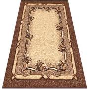 Tapis Rugsx BCF Rug Morad KRZYS fleurs - marron 60x110 cm