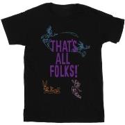 T-shirt Dessins Animés That's All Folks