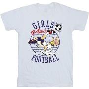 T-shirt enfant Dessins Animés Lola Bunny Girls Play Football