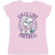 T-shirt Dessins Animés Girls Like Football