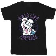 T-shirt Dessins Animés Girls Like Football