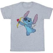 T-shirt enfant Disney Lilo And Stitch Stitch Cupid Valentines
