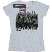 T-shirt Marvel Avengers Mono Team Art