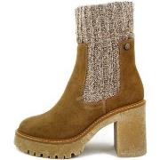 Boots Raquel Perez Femme Chaussures, Bottine en Daim, Plateau - 20417